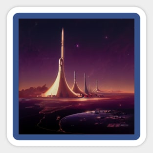 Interplanetary Spaceport Sticker